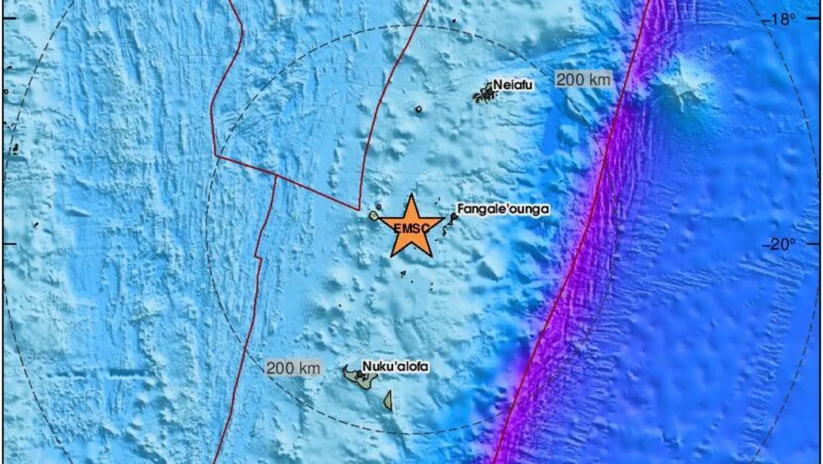 Tonqa sahillərində 6,9 bal gücündə zəlzələ olub