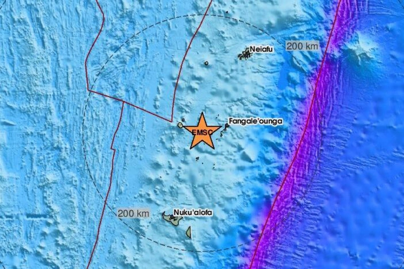 Tonqa sahillərində 6,9 bal gücündə zəlzələ olub