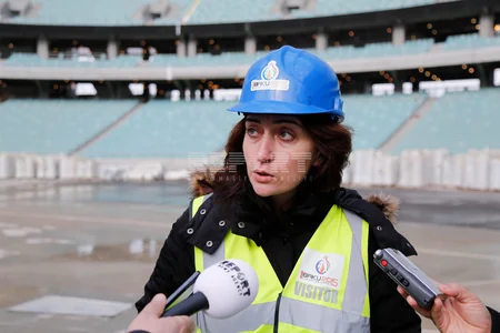 Bakı Olimpiya Stadionu 95 faiz hazırdır - REPORTAJ