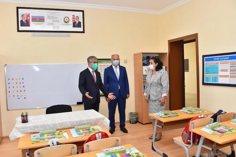Heydər Əliyev Fondunun inşa etdiyi məktəblərin açılışı olub