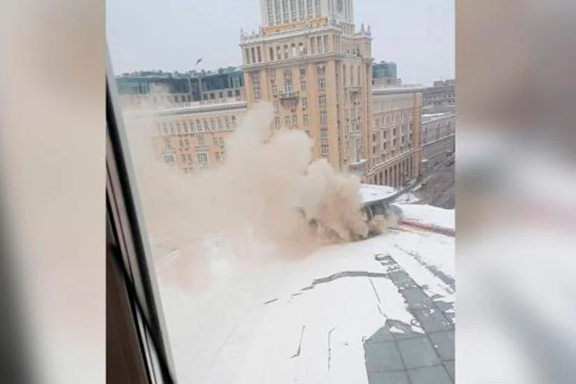 В Москве загорелся Театр сатиры