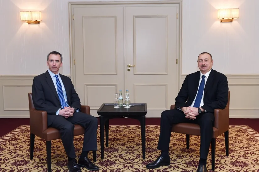 Prezident İlham Əliyev ABŞ müdafiə katibinin kəşfiyyat üzrə müavini ilə görüşüb