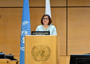Sahiba Gafarova chairs general discussions at Sixth World Conference of Speakers of Parliament