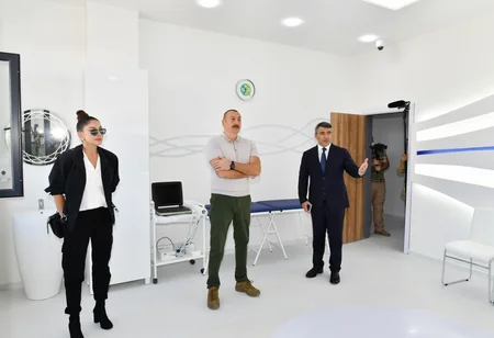 Prezident və birinci xanım Zəngilanda “Ağıllı kənd”in açılışını ediblər