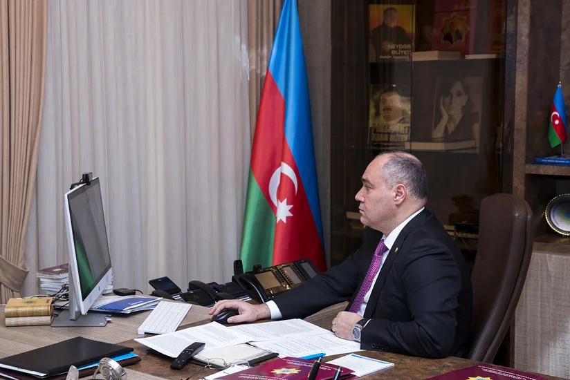 Avropa Gömrük Xidməti rəhbərlərinin virtual konfransı keçirilib