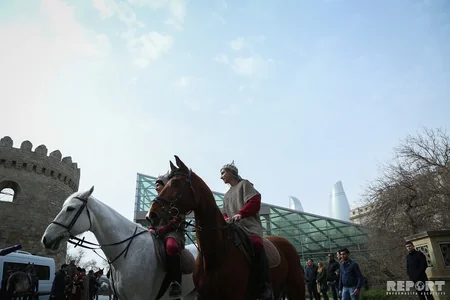 Bakıda “İlaxır çərşənbə”si karvanı - FOTOREPORTAJ