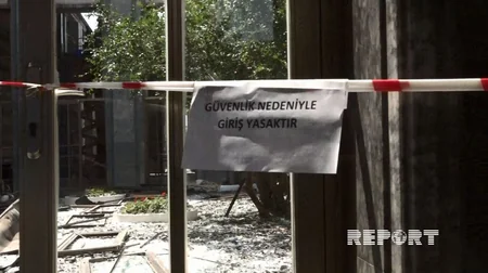 Türkiyə parlamentinin binası partlayışdan sonra - FOTOREPORTAJ