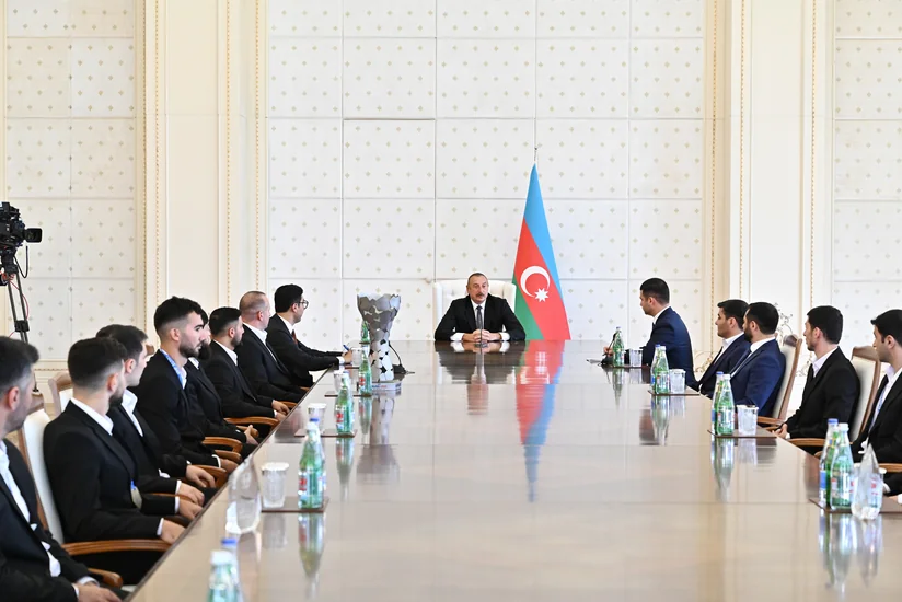 Ilham Aliyev congratulates mini-football team: You have won this victory with your hard work
