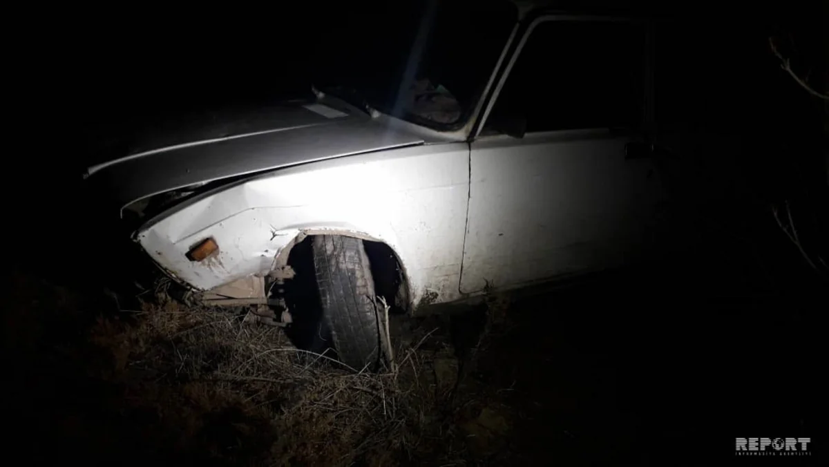 Suqovuşanda polis əməkdaşı qəzaya düşüb