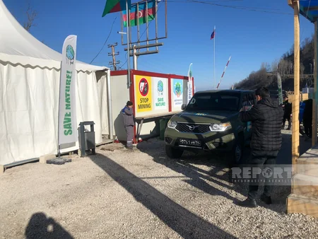 Сегодня по дороге Ханкенди-Лачын беспрепятственно проехали 54 автомобиля миротворцев