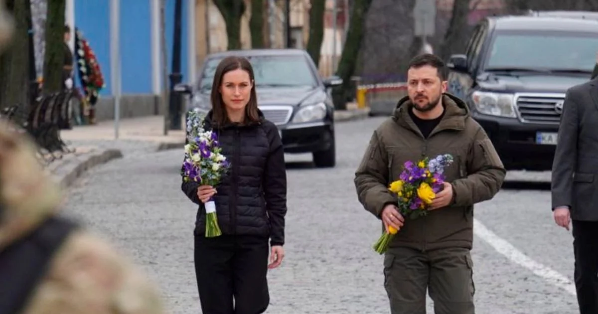 Finnish PM arrives in Kyiv