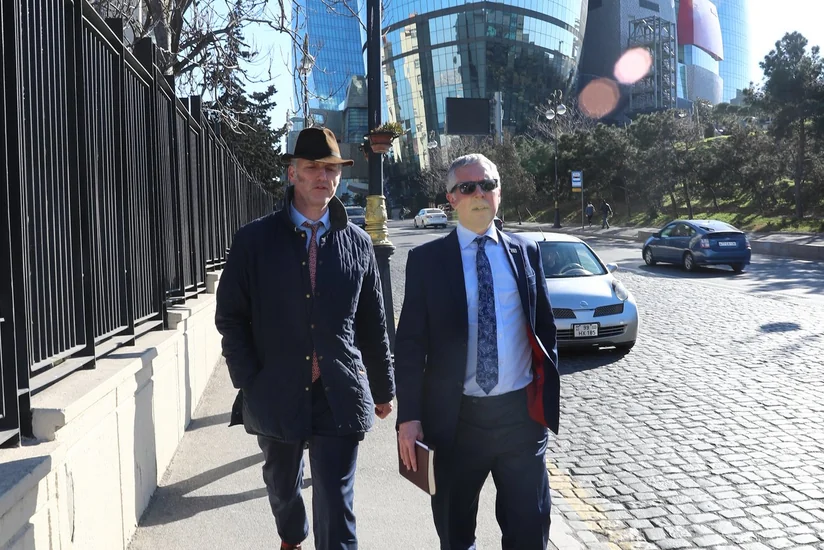 Britaniyalı nazir və səfir İçərişəhər Ənənəvi İncəsənət Mərkəzində olublar
