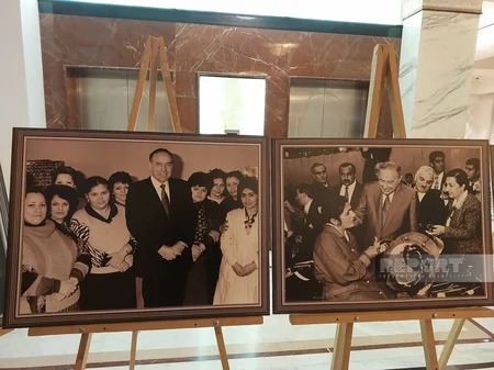 Gürcüstanda Heydər Əliyevin 100 illik yubileyinə həsr olunmuş fotosərgi açılıb