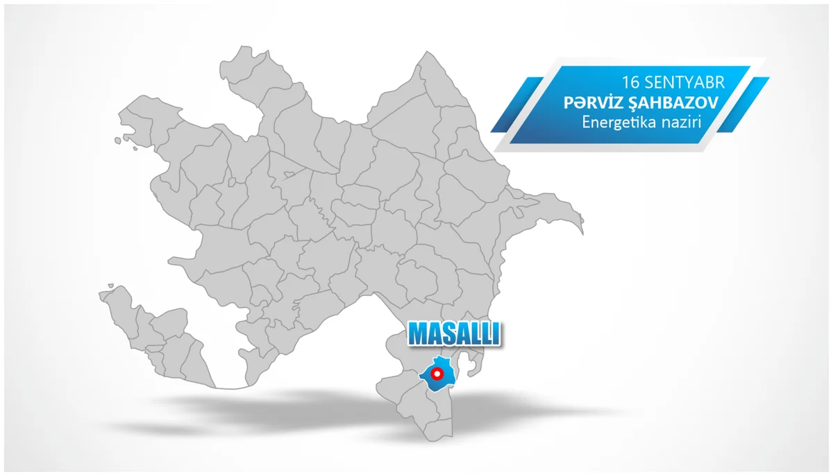 Energetika naziri Masallıda vətəndaşları qəbul edəcək