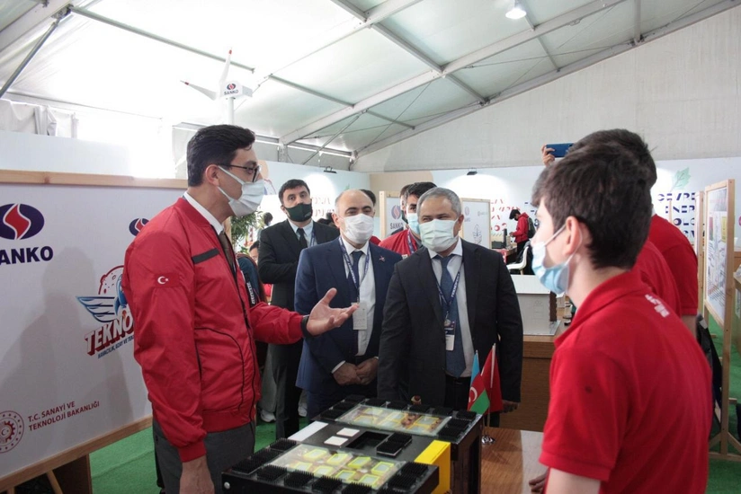 Azerbaijani Minister of Youth and Sports joins Teknofest festival
