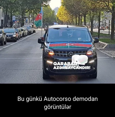В Берлине прошел автопробег в знак протеста против военных преступлений Армении