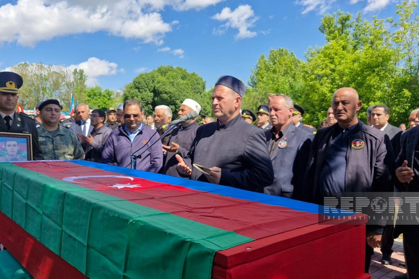 В Садаракском районе простились с шехидом I Карабахской войны Мухтаром Мамедовым