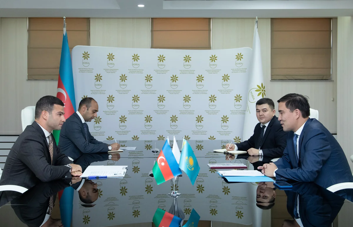 Azerbaijan's SMEs agency, Kazakhstan's QazTrade discuss cooperation