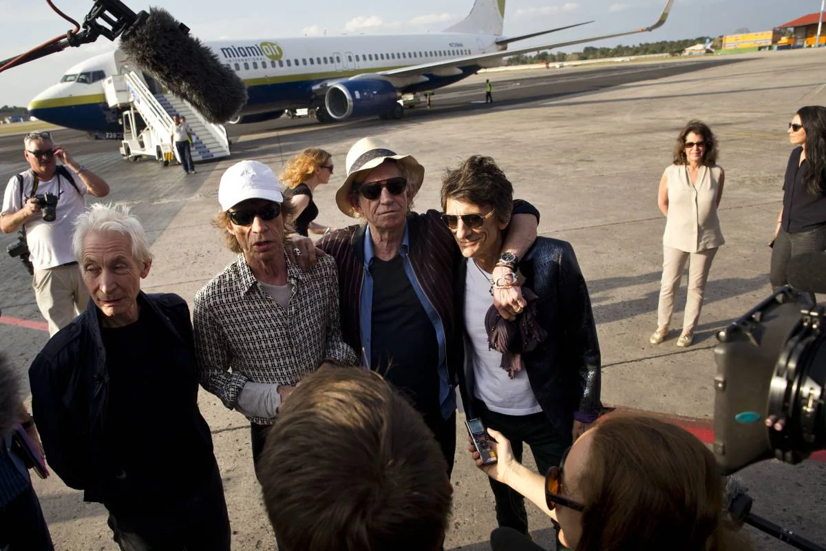 The Rolling Stones arrive in Cuba for historic concert