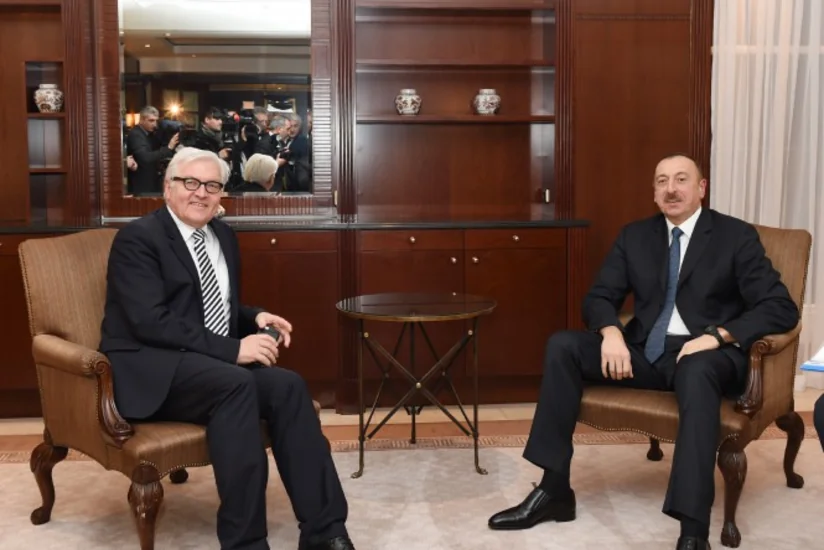 ​Azərbaycan prezidentinin Almaniyanın xarici işlər naziri ilə görüşü olub