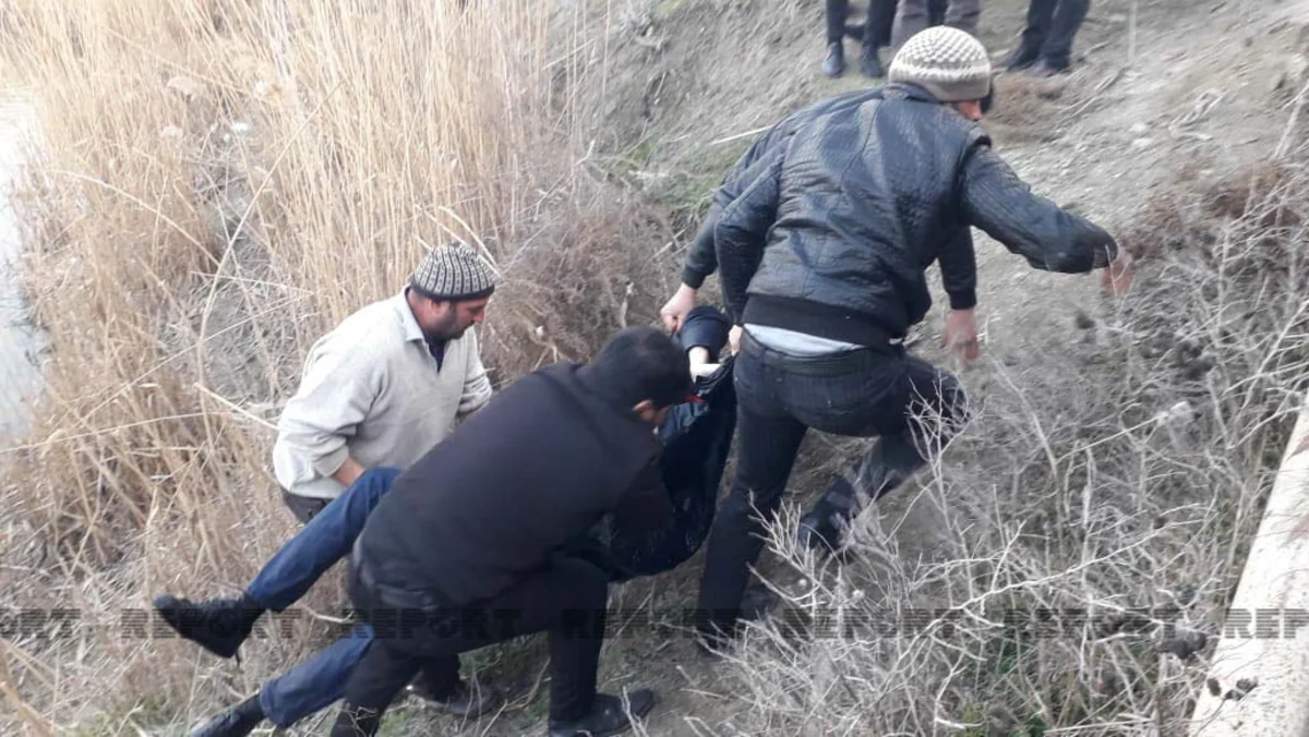 Kürdəmirdə kanala düşən sürücünün meyiti tapılıb