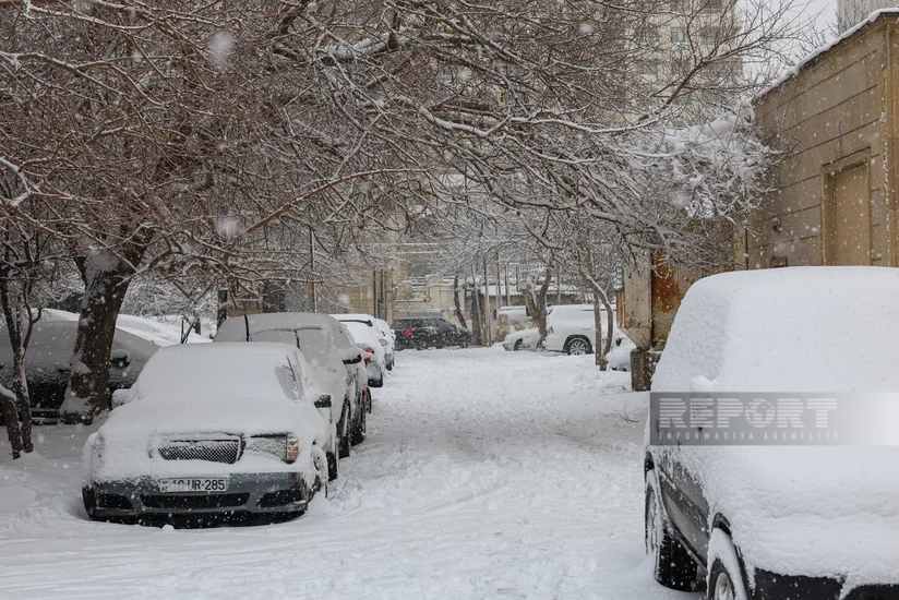 Snow forecasted in Baku tomorrow