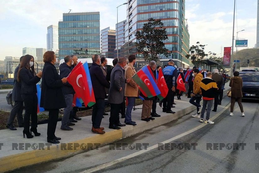 İstanbulda Azərbaycan küçəsinin açılışı olub
