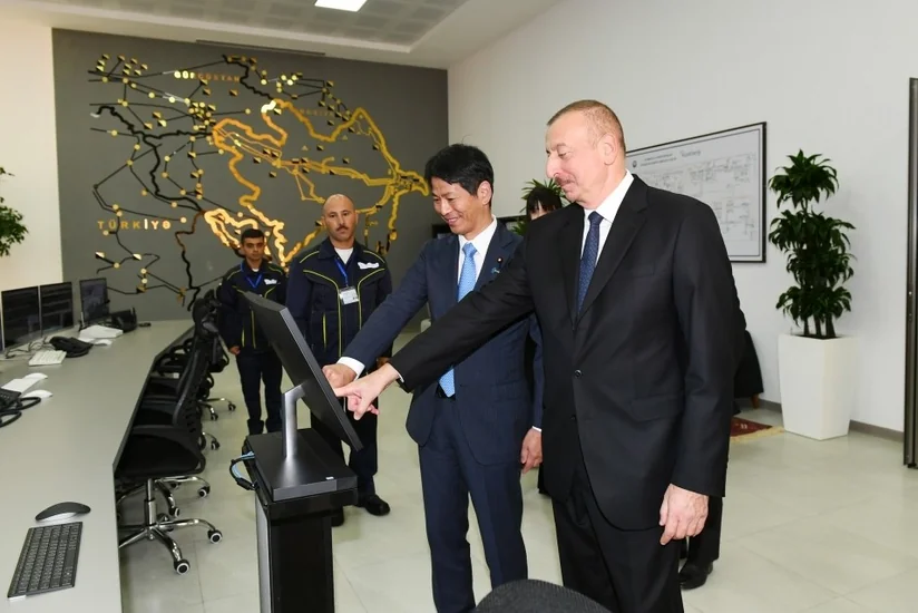 President Ilham Aliyev attended ceremony to launch “Shimal-2” power station