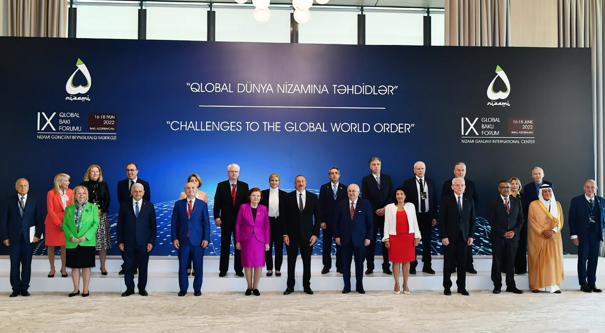 Prezident İlham Əliyev IX Qlobal Bakı Forumunda çıxış edib