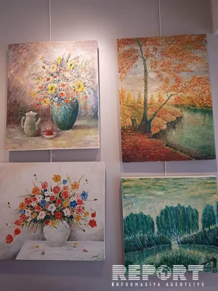 Works by Azerbaijani artists exhibited at Paris art gallery - PHOTO