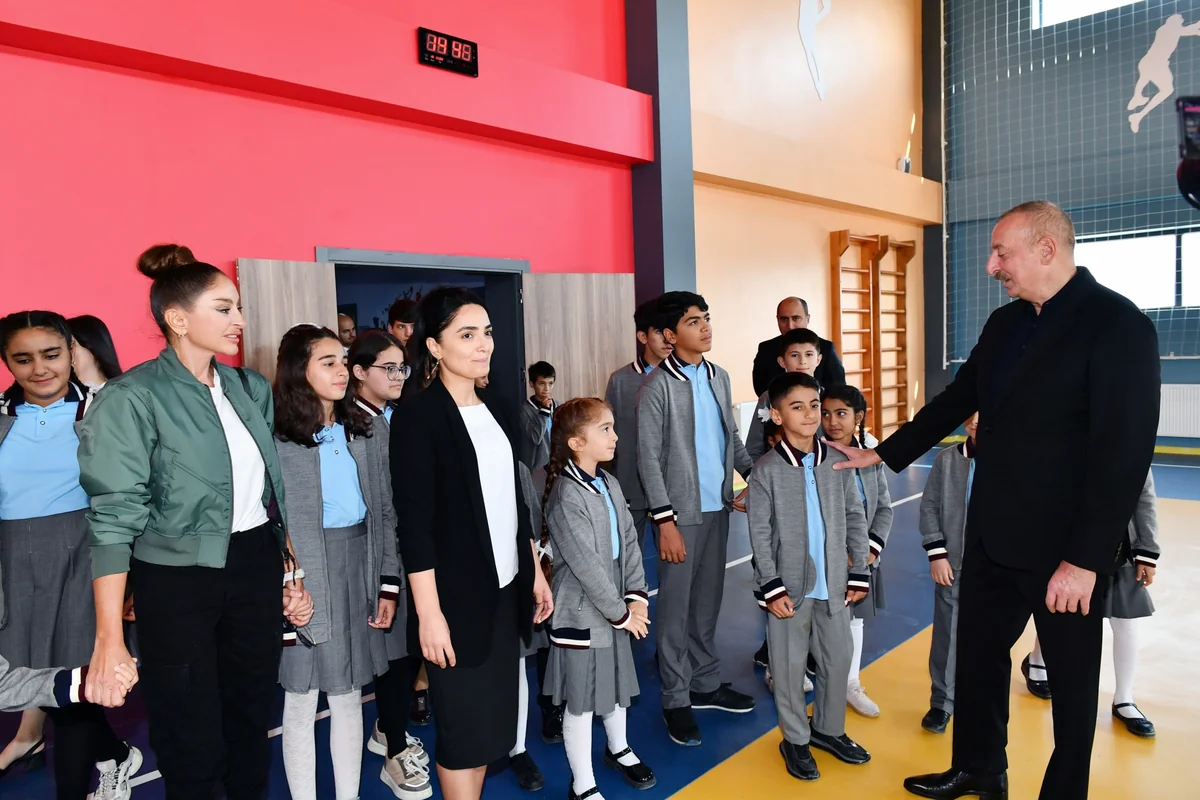 Ilham Aliyev, Mehriban Aliyeva meet with Aghali village residents