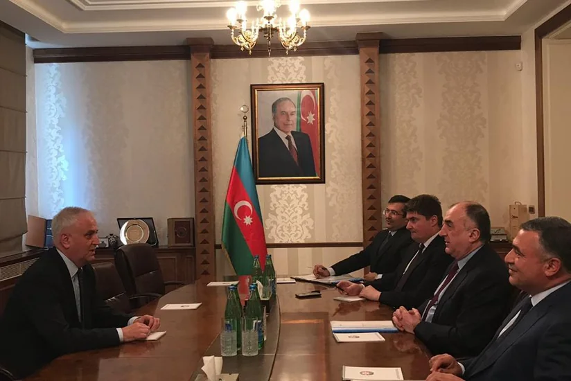 Elmar Məmmədyarov Litvanın Azərbaycandakı səfirini diplomatik fəaliyyətinin başa çatması ilə əlaqədar qəbul edib