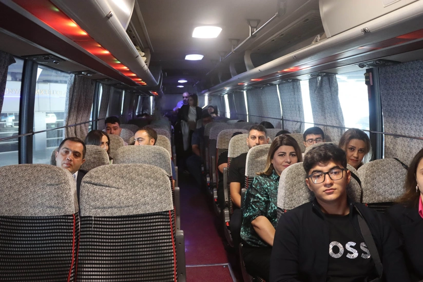 Bakı-Xocalı-Xankəndi-Şuşa avtobus reysinin ilk sərnişinləri yola salınıb