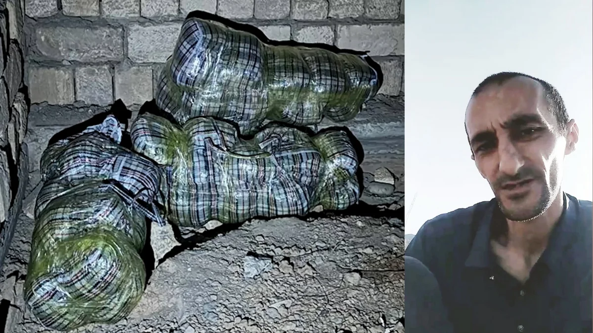 Sumqayıtda İran vətəndaşının kuryerliyə cəlb etdiyi şəxsdən 50 kiloqram narkotik aşkarlanıb