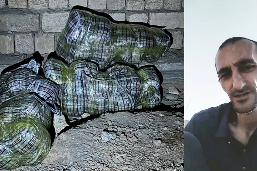 Sumqayıtda İran vətəndaşının kuryerliyə cəlb etdiyi şəxsdən 50 kiloqram narkotik aşkarlanıb