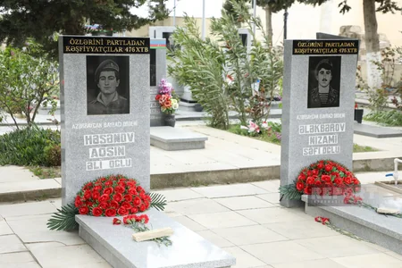Xocavənd əməliyyatı” şəhidlərinin məzarları ziyarət olunub