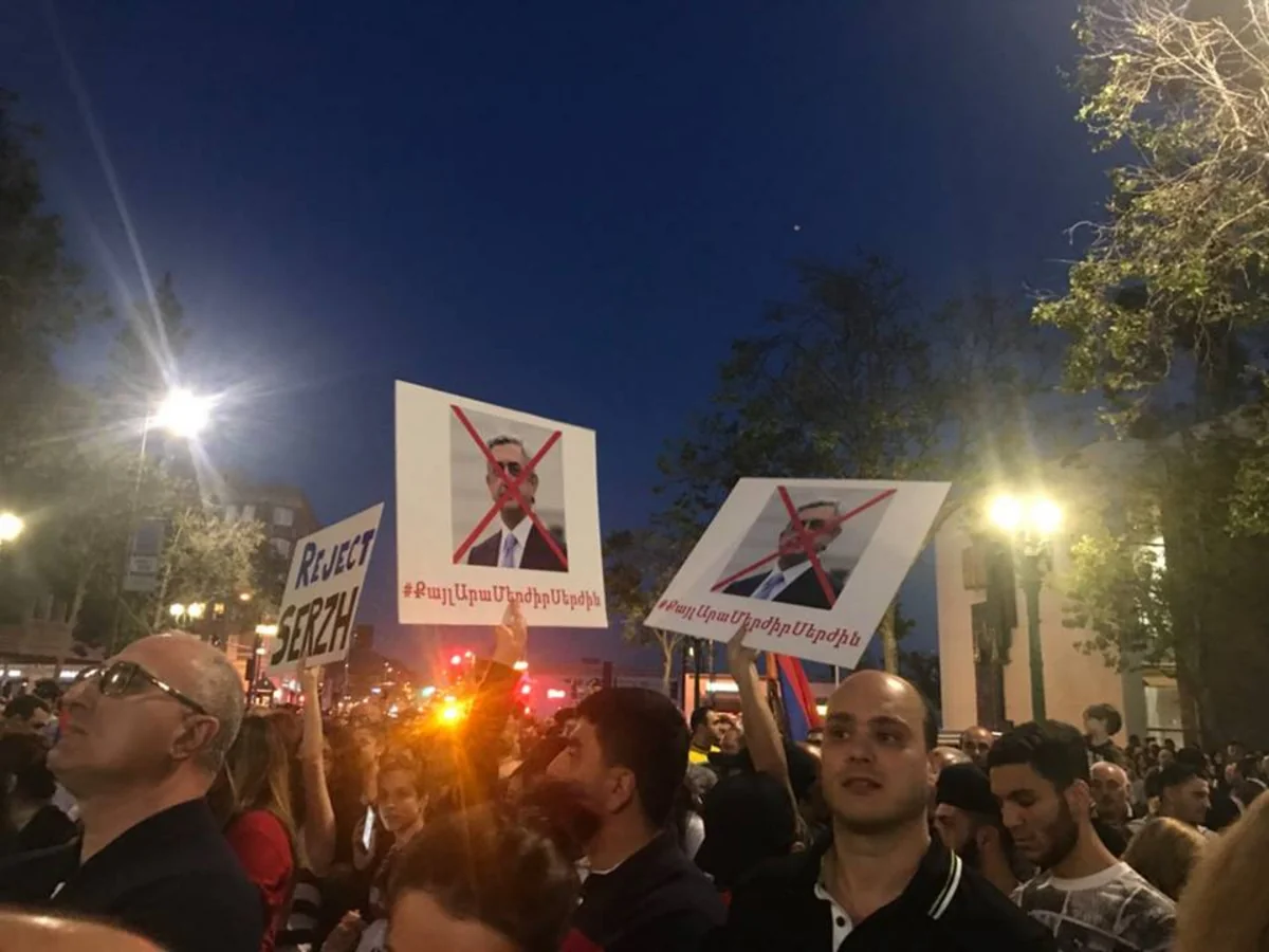 Protests against Sargsyan launched in several world cities