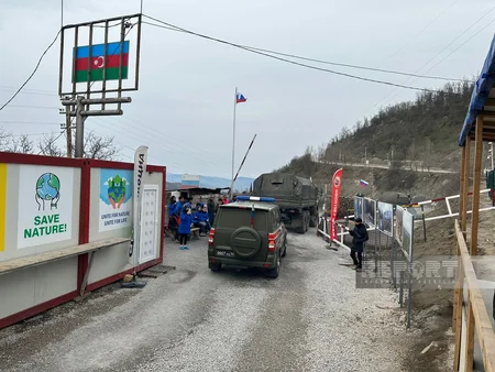 По дороге Ханкенди-Лачын беспрепятственно проехали 65 автомобилей миротворцев