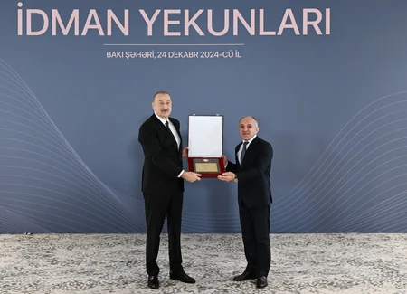 Prezident İlham Əliyev 2024-cü ilin idman yekunlarına həsr olunan mərasimdə iştirak edib - YENİLƏNİB