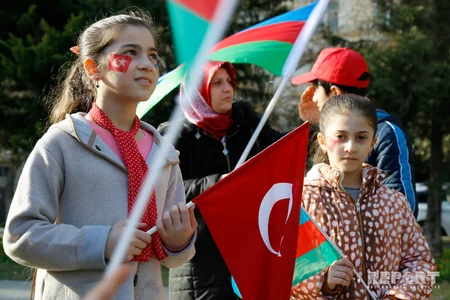 Action at Turkish Embassy supports cleaning Afrin from terrorists
