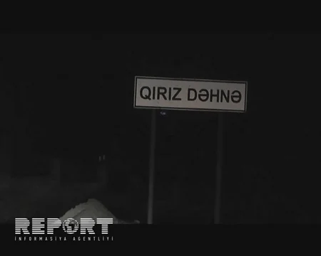 Quba-Xınalıq-İspik avtomobil yoluna qaya parçası düşüb - FOTO
