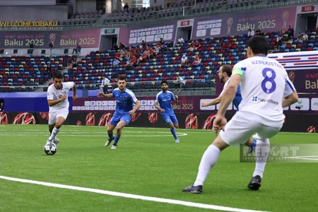 Франция и Узбекистан сыграли вничью на ЧМ по мини-футболу в Баку