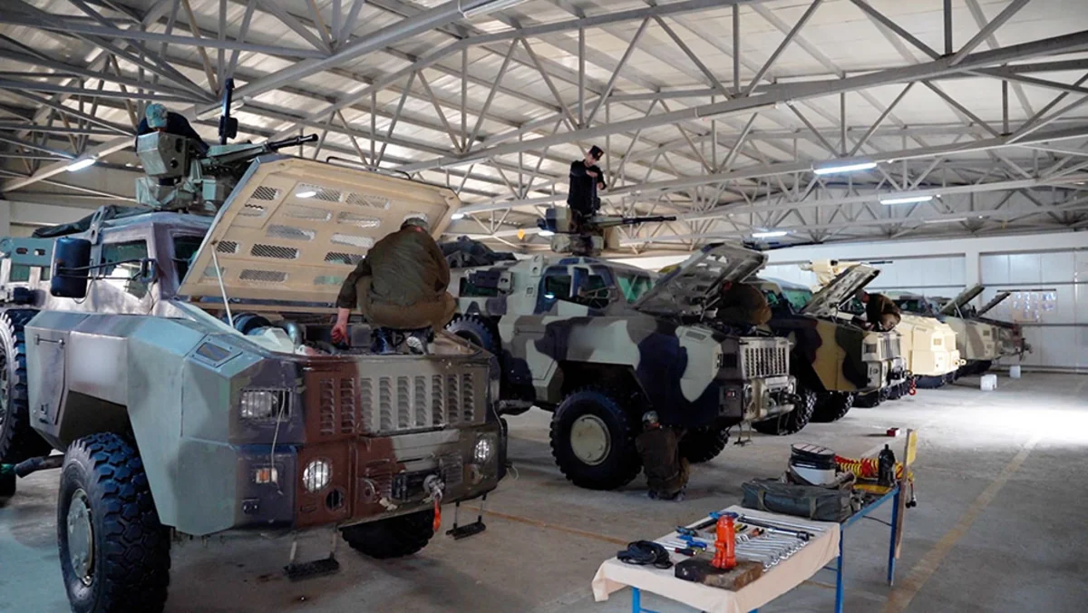 Weapons and military vehicles of Azerbaijan Army transferred into spring-summer operation mode