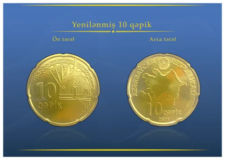 Azərbaycanda tədavülə yenilənmiş metal pul nişanları buraxılıb