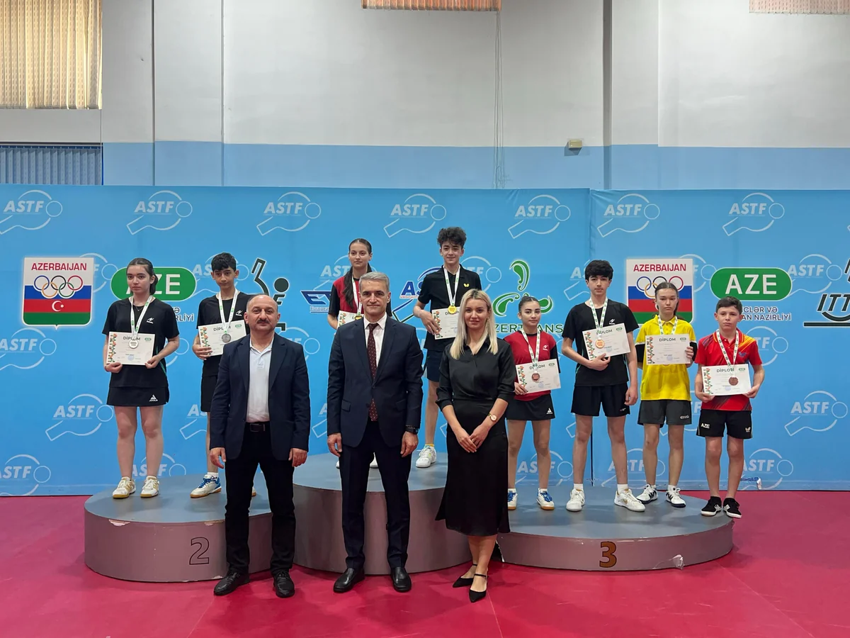 Stolüstü tennis üzrə Azərbaycan birinciliyinə yekun vurulub