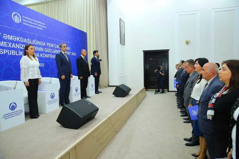 Bərdədə QHT-dövlət münasibətlərinə həsr olunmuş konfrans keçirilib