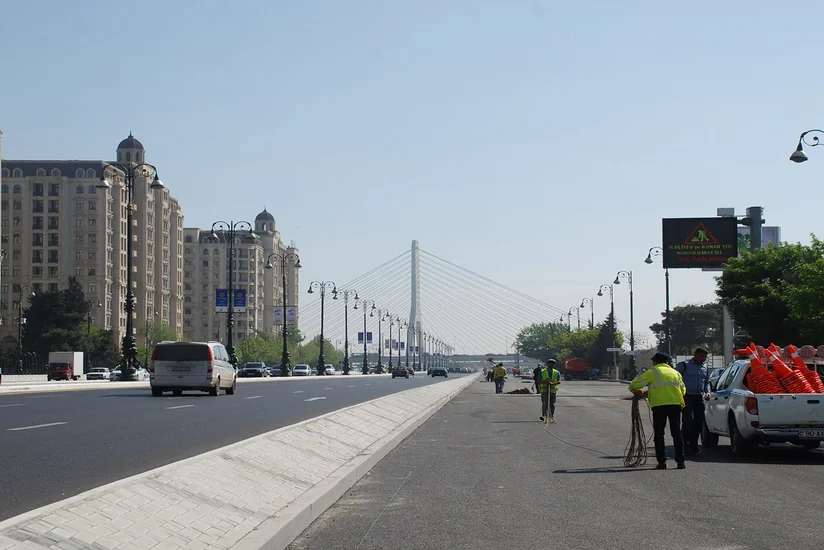 ​Heydər Əliyev prospekti yan yol sabah açılır
