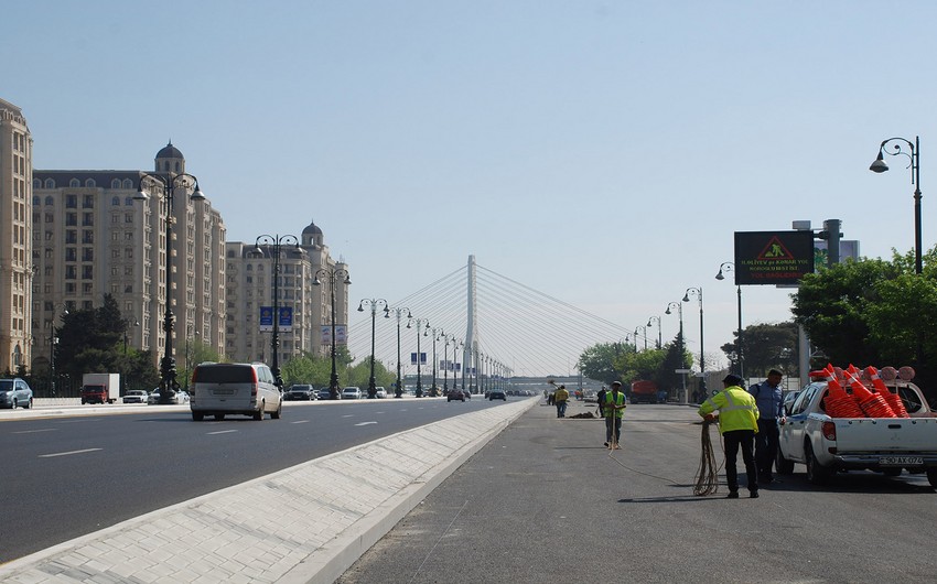 ​Heydər Əliyev prospekti yan yol sabah açılır