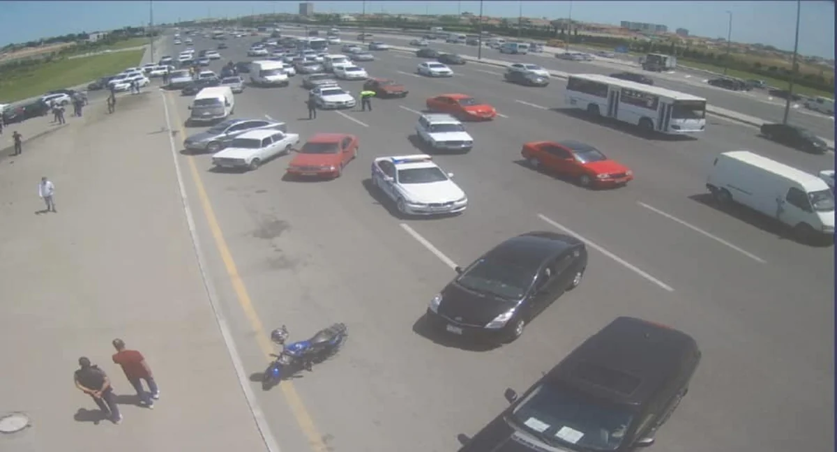 Bakıda yol qəzası baş verib