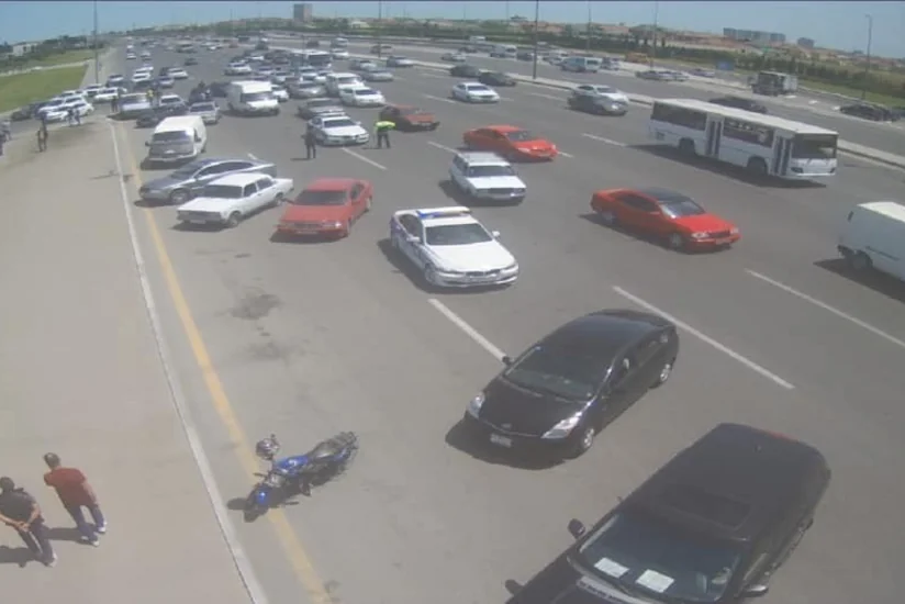 Bakıda yol qəzası baş verib